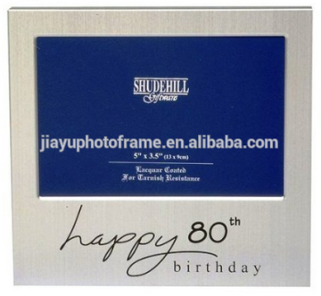 Simple Design Happy Birthday Photo Frame,Happy 80th Birthday Photo Frame,Happy Birthday Picture Frame