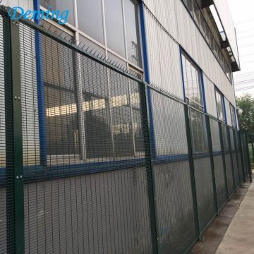 Powder coated prison anti climb metal fence panels