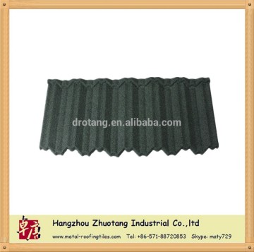Nosen type metal roofing shingle