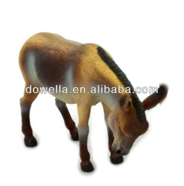 Animal toys plastic Mule,OEM animal plastic toys