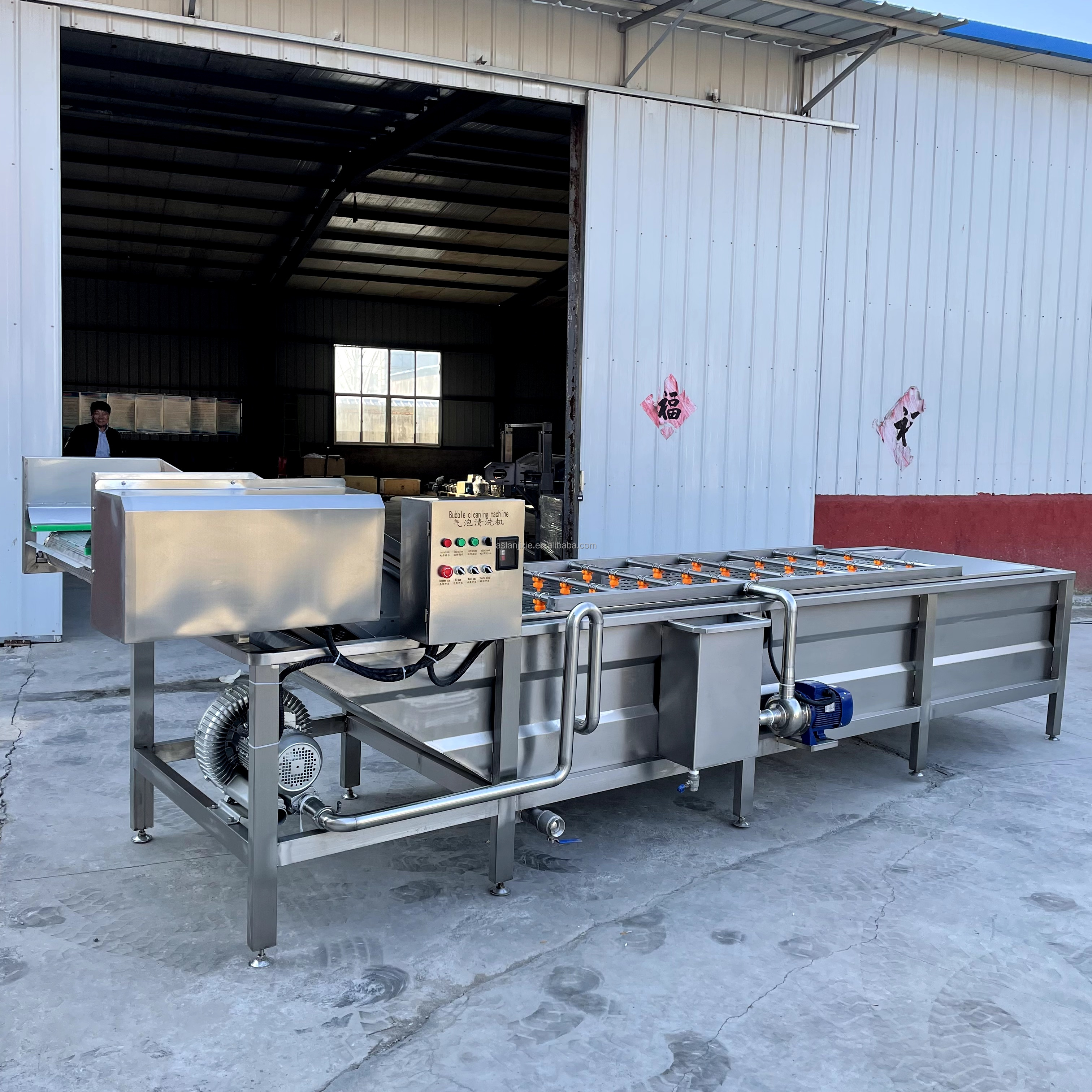 Industrial Air Bubble Washing Machine For Vegetables And Fruits ...