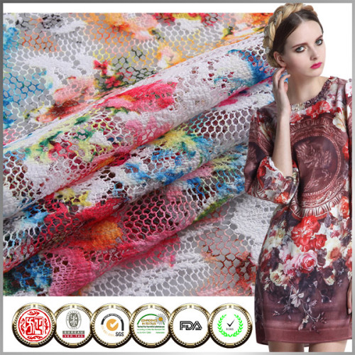 Professional design Poly Colourful textile fabric printing