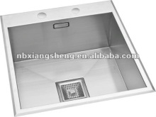 square sink / metal sinks / sink in kitchen room