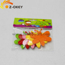 Lovely dragonfly felt crafts stickers for kids playing 2014 hot sale