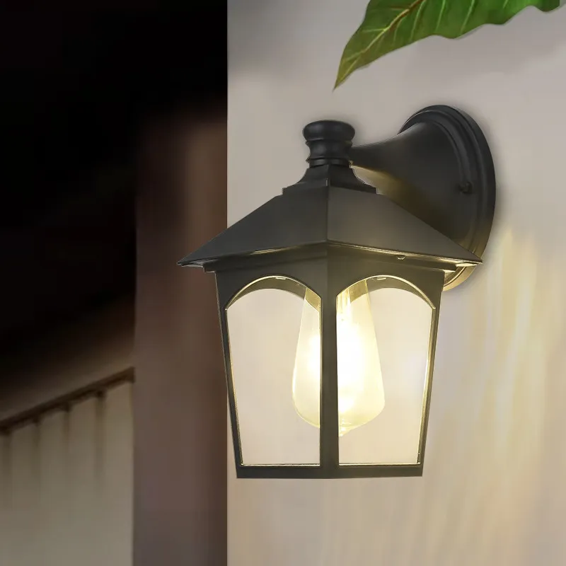 Elegant Outdoor Waterproof LED Wall Lamp for Corridors