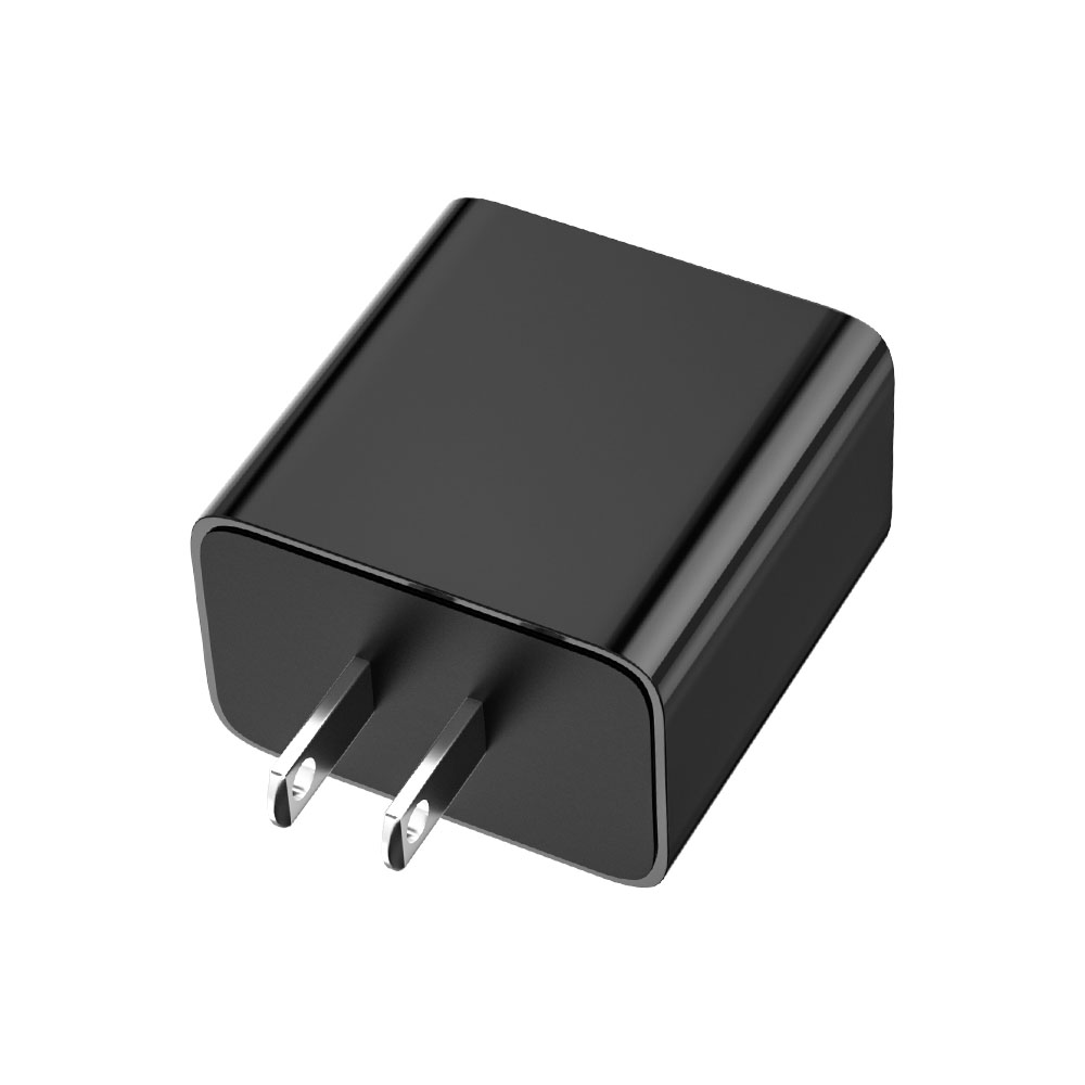 مخزون 2-port QC3.0 Type-C USB Wall Charger Fast