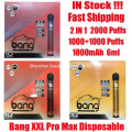 Bolígrafo desechable Bang XXL PRO Max 2000 Puffs DoubleFlavors