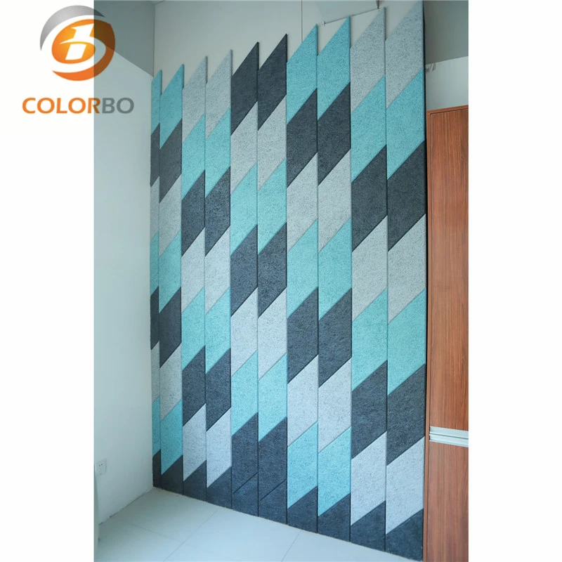 Latest Production Technology Wood Wool Acoustic Panel Wall Decoration