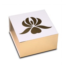Luxury Collapsible Cosmetics Metallic Paper Box