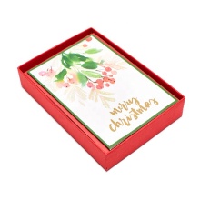 Customized Printed Merry Christmas Greeting Cards