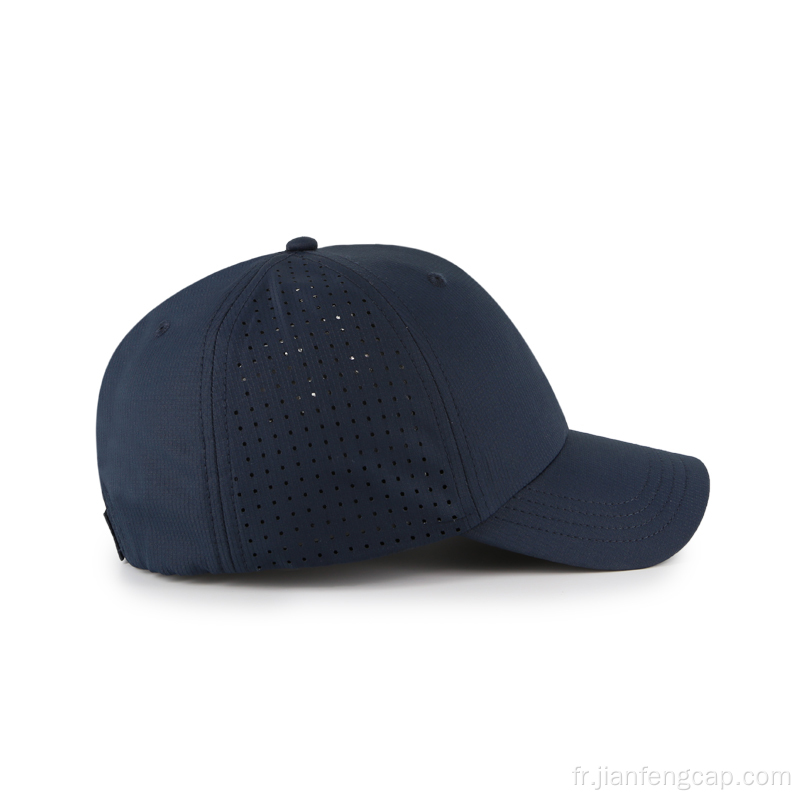 Casquette de baseball extérieure Casquette perforée à panneau latéral