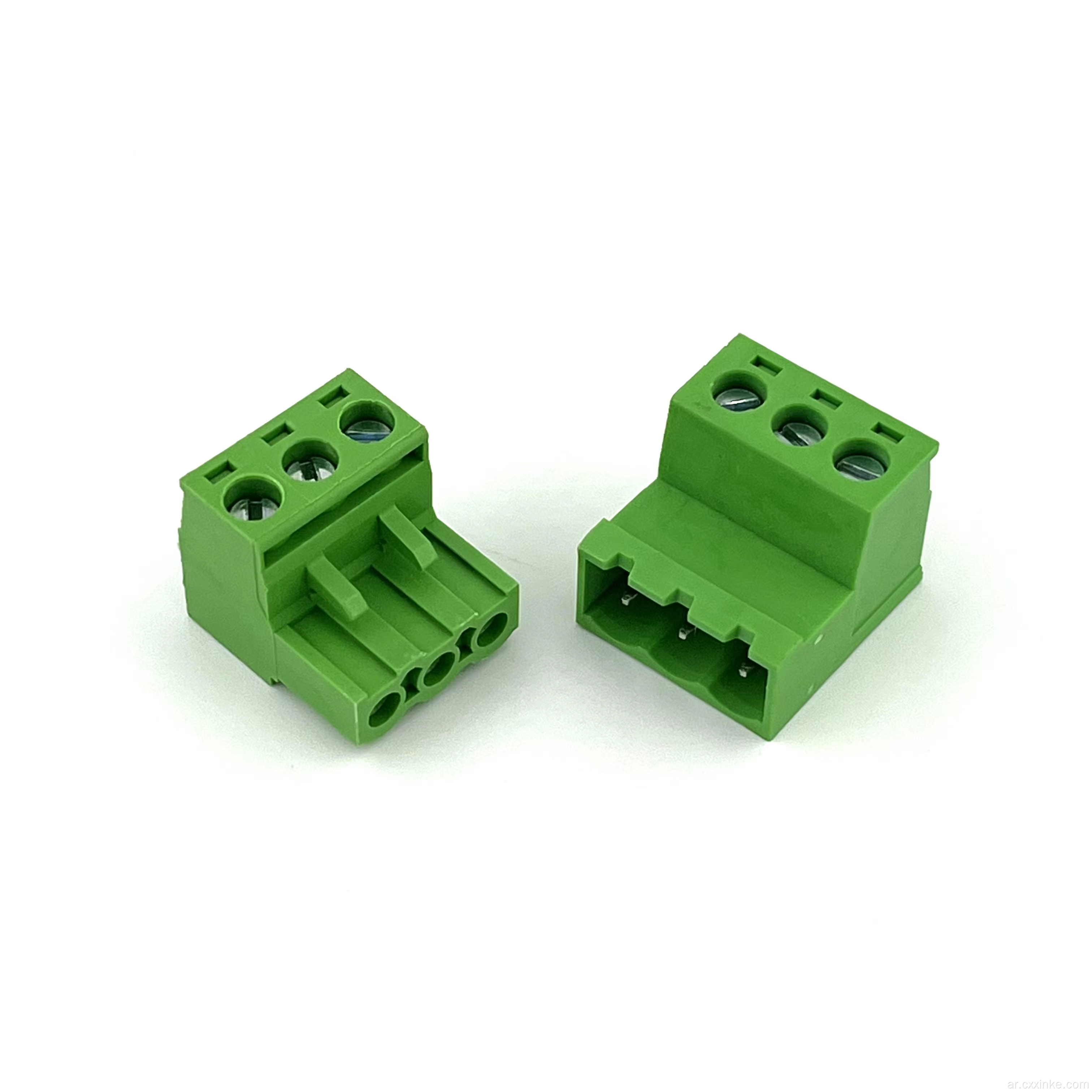 XK2EDGRK-5.08 Solderless Butt Plug Terminal 2EDGKP-5.08MM موصل كتلة طرفية