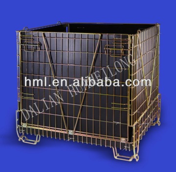 Stacking PET Preforms Cap Folded Steel Container