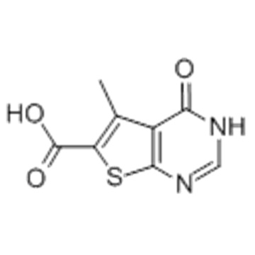 ÁCIDO 5-METI-4-OXO-3,4-DIIDRO-THIENO [2,3-D] PIRIMIDINA-6-CARBOXÍLICO CAS 101667-97-4