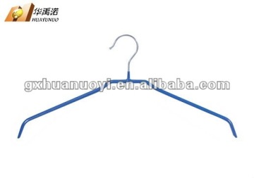 Pvc coated metal hanger / blue metal hanger