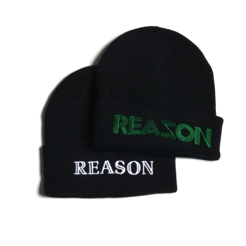 acrylic knit embroidery winter knit cap pattern