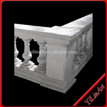 White Marble Stone Balcony Railing Balustrades