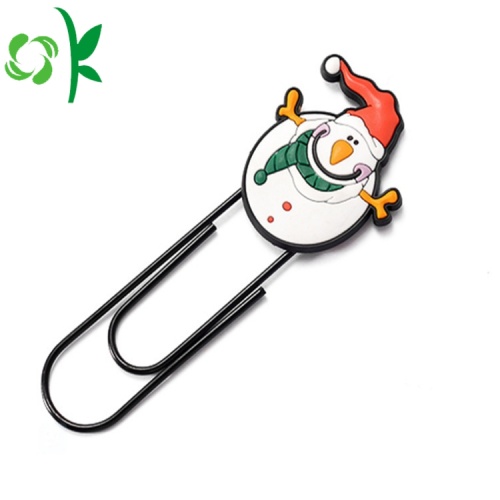 Hot Selling Silicone Markers for Book Christmas Decoration Lovely Silicone Bookmark for Sale Factory