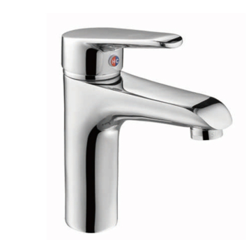 One-Handle Low Arc Bathroom Faucet Chrome