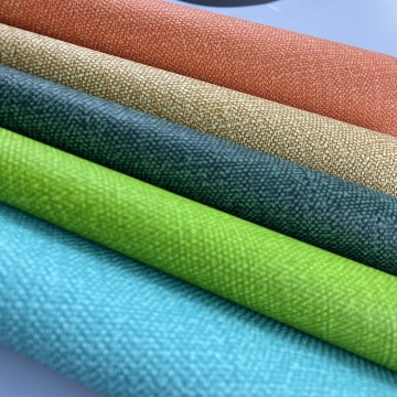 Custom Color Linen sintetik PU Kulit Untuk Kerusi