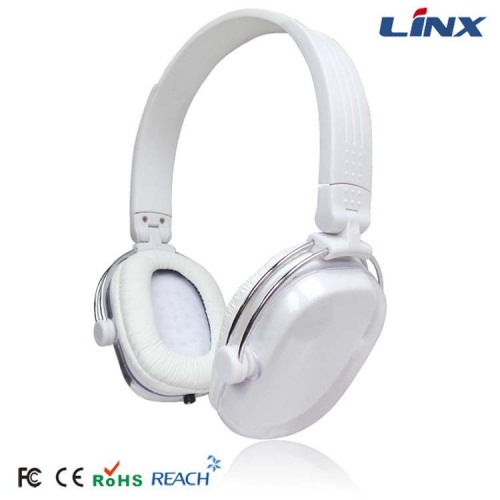 Casque câblé filable pliable 3.5mm Écouteurs Casque de jeu pliable