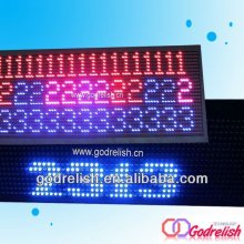 Led RGB scrolling message display