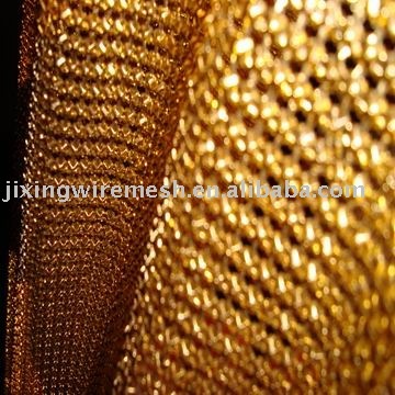 curtain and decorative wire mesh