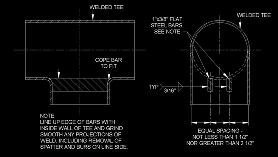 barred tee drawing