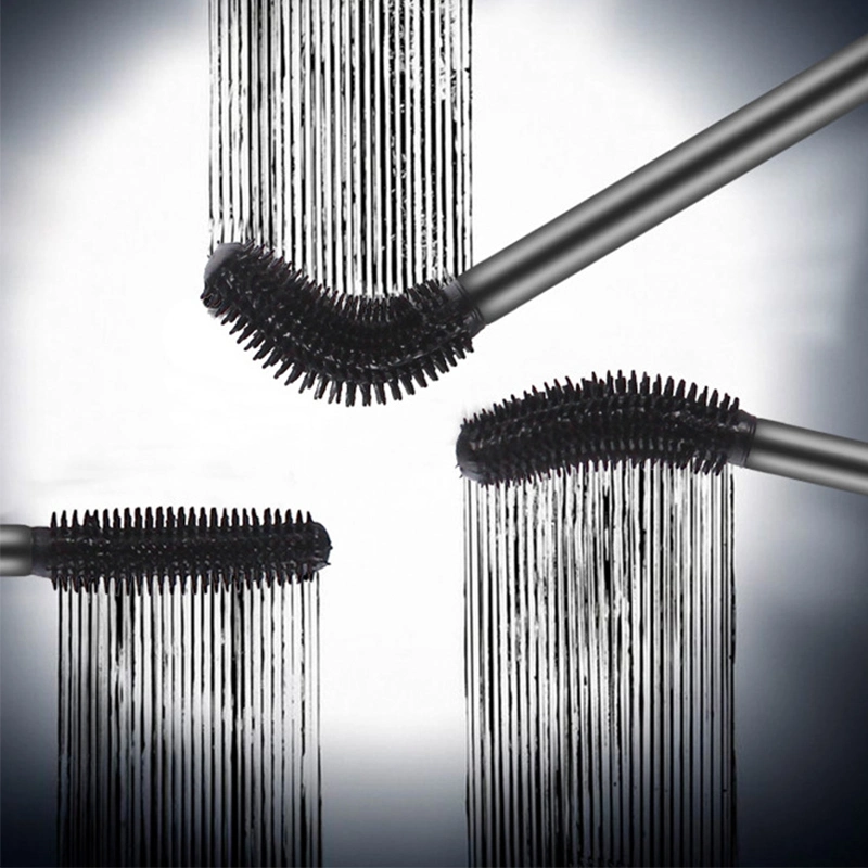 Wholesale Easy to Apply Gradient Sliver Lid Mascara Natural Waterproof Custom Logo Private Label Curling Thick Black Mascara