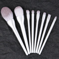 2022 HOT-RACING 8PCS Silver Color Plastic Handle Makeup Kit Kit