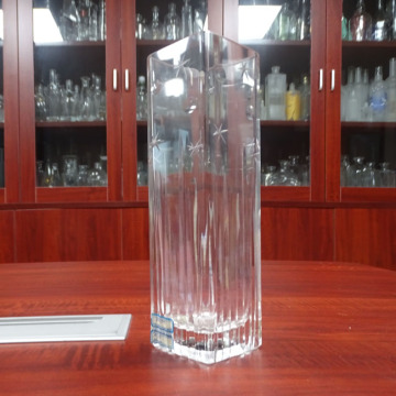 Rectangular Clear Glass Vases for Flower Arrangement