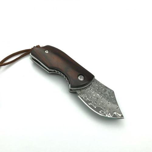 Handmade Small Hunting Damascus Knife