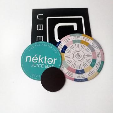 Outdoor circle shaped magnet bumper sticker