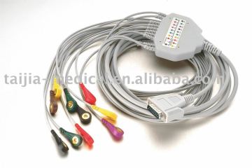 EKG cable compatible with Mindray monitor