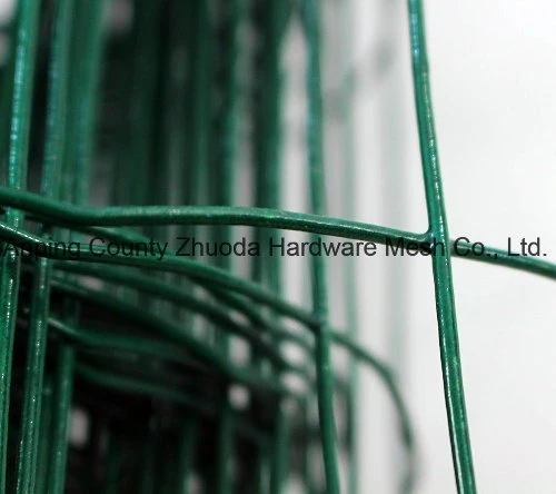 Green PVC Coated Steel Wire Mesh Fencing 120cm Garden Galvanised Fence