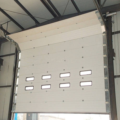 High speed garage sectional door