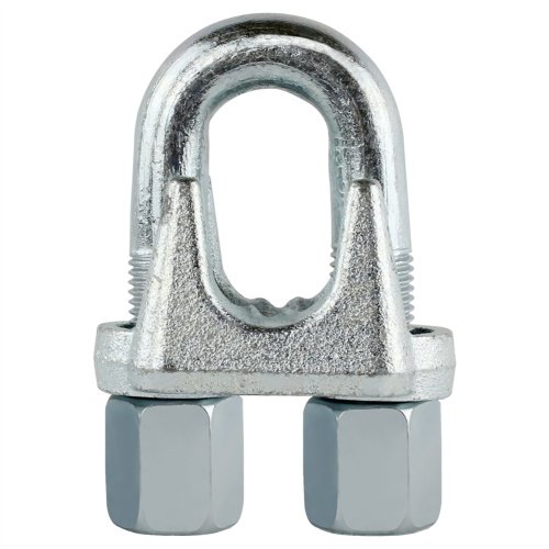 Korosi-tahan karat Galvanized/Sprayed Steel Wire Rope Clamp