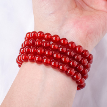 Natural Red Agate Healing Stone Crystal Bracelets - Wholesale Fine Gem Charm Bracelets
