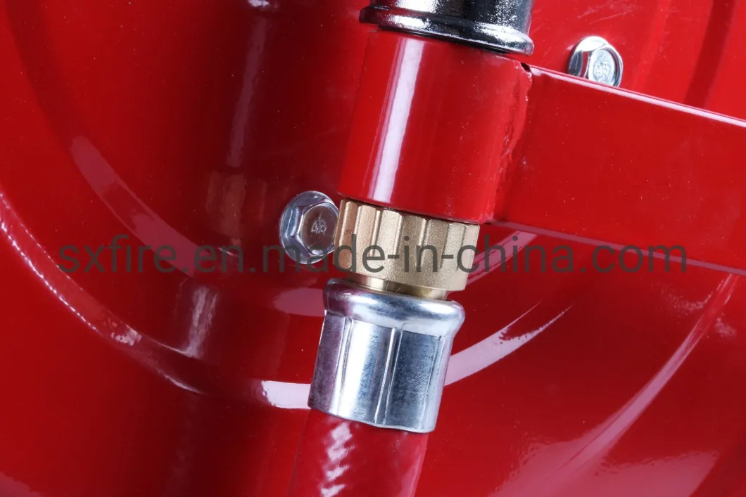 Chrome-Plated Brass Nozzle Fire Hose Reel for Fire Fighting