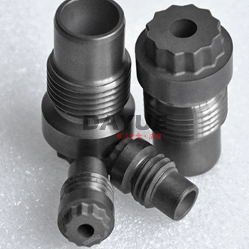 Muncung Lumpur Threaded Carbide Pepejal