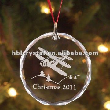 Wonderful crystal christmas ornament