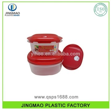 3PC Plastic Microwave Container Set