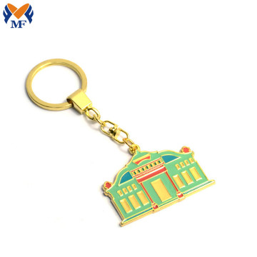 Gift Metal Customized Logo Football Jersey Keychain