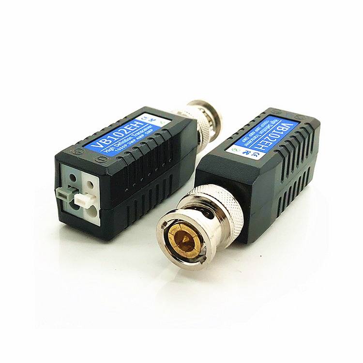 8MP 4K HD-CVI/TVI/AHD, CVBS Passiv CCTV UTP RJ45 Video Balun Connector BNC till LAN-kabelkonverterare för CCTV-kamera