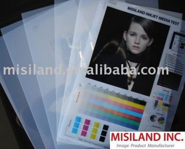 Inkjet Waterproof Film With Clear Surface Transparent Film