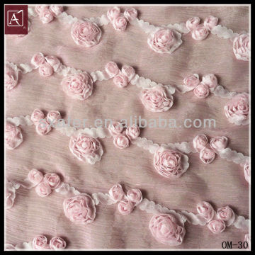 chiffon ribbon flower embroidery design