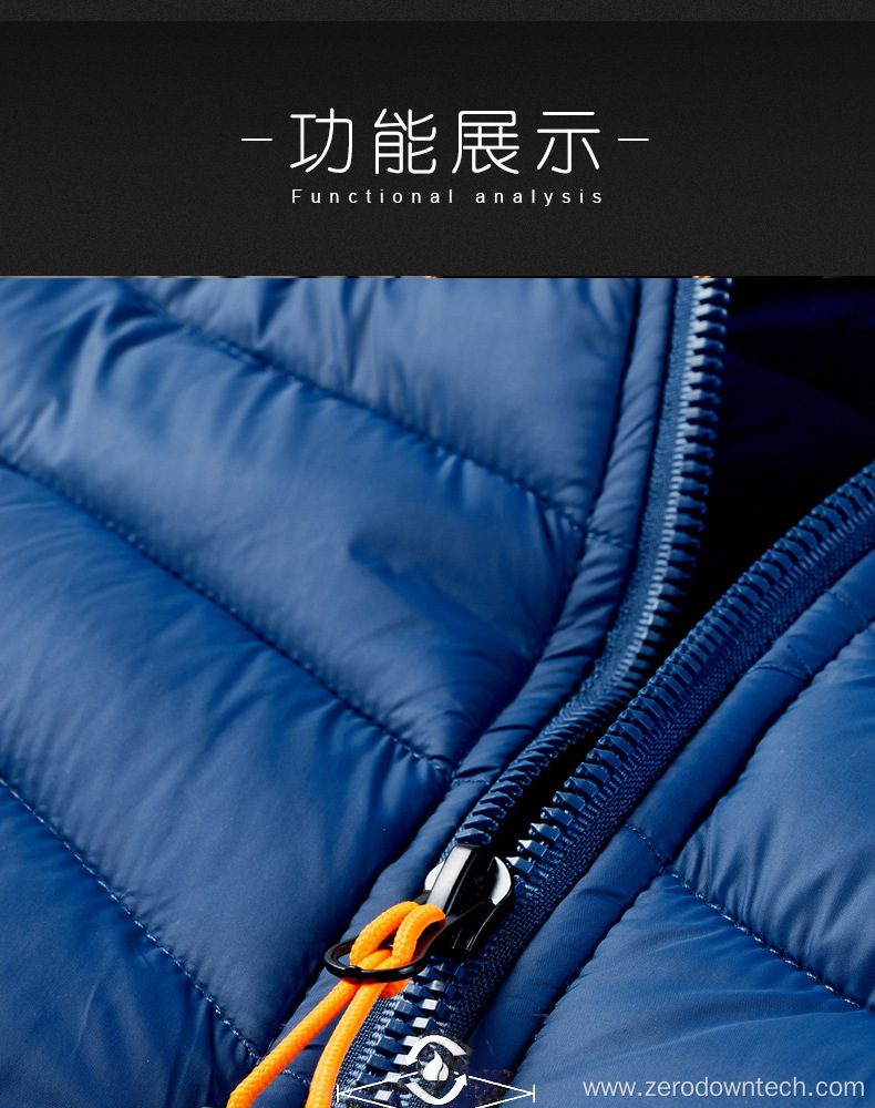 Classic Comfortable Embroidery Pattern Down jacket