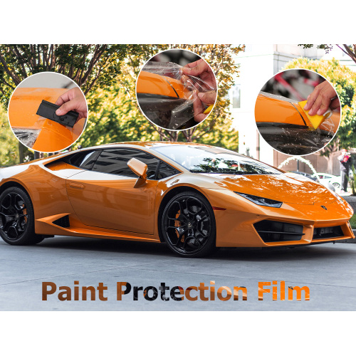 Película de protección de pintura de automóviles autoacional.