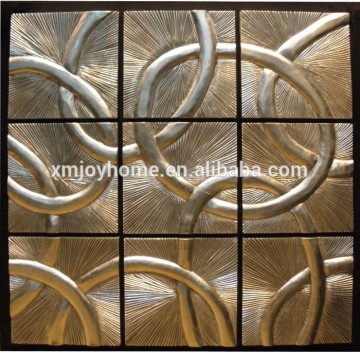 Home decoration 100% handmade carving artwork aluminum art
