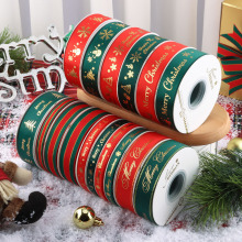 Wholesale High Quality Christmas Polyester Nylon Ribbons for Gift Wrap